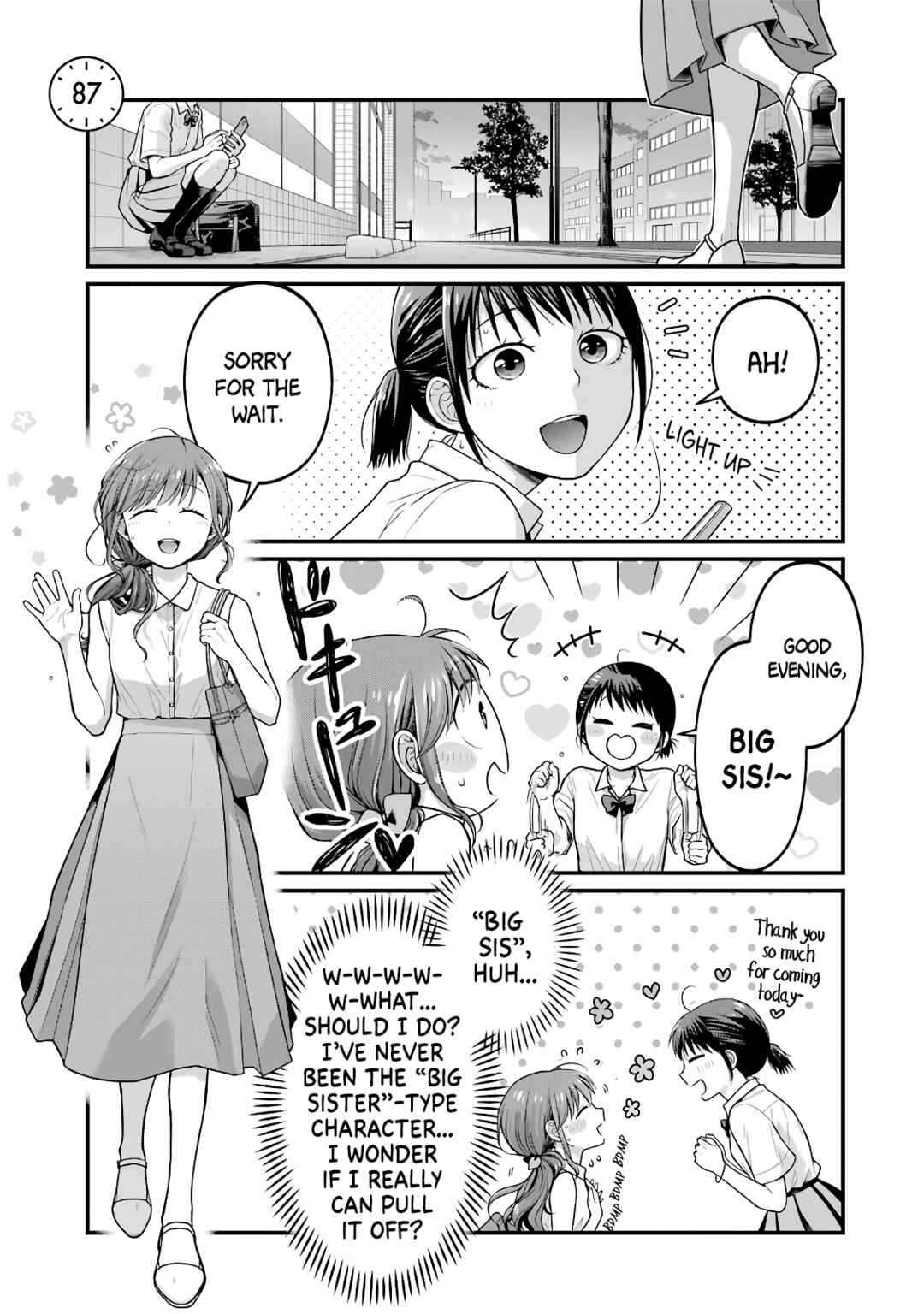 Page 1 Chapter 87 Combini de Kimi to no 5-funkan.