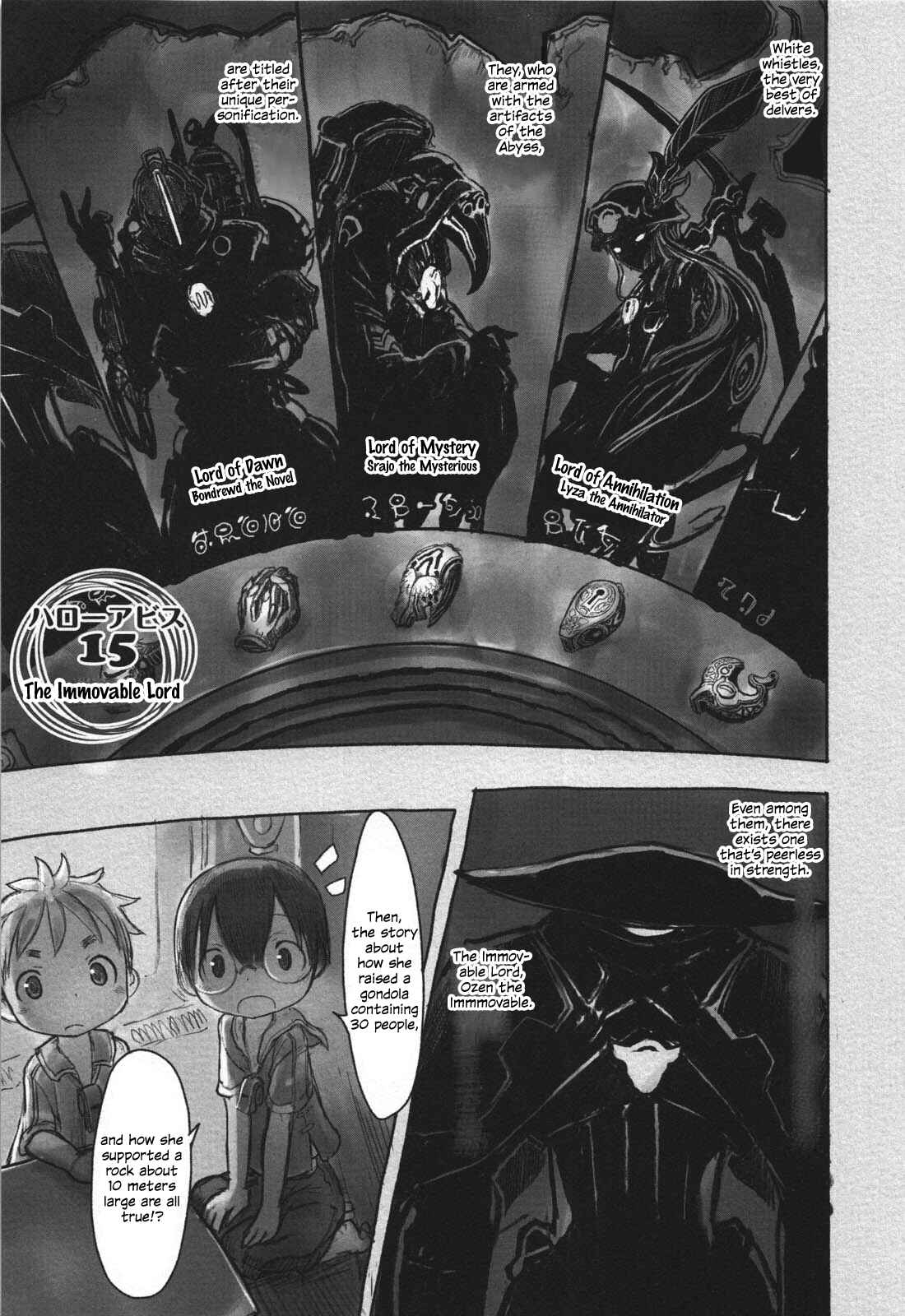 Page 1 Chapter 15 Made in Abyss