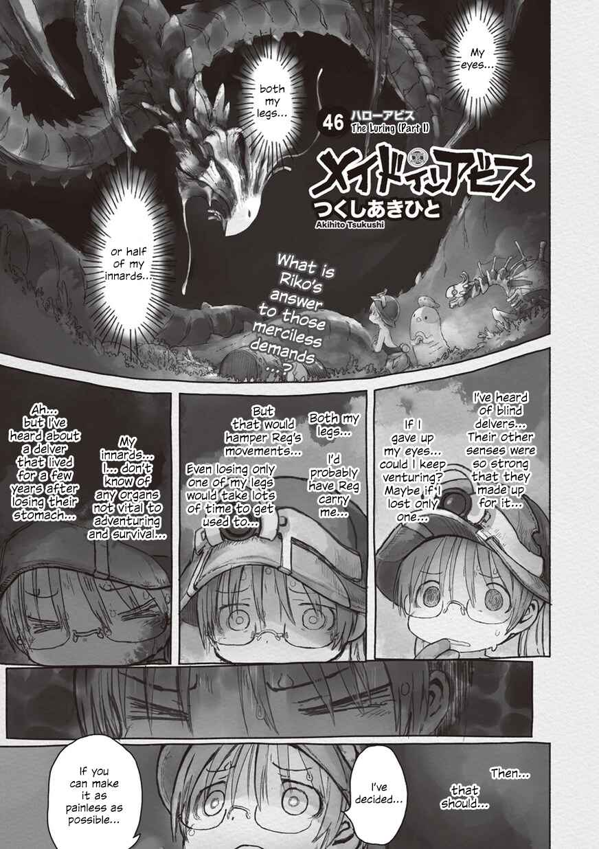 Page 1 Chapter 46.1 Made in Abyss