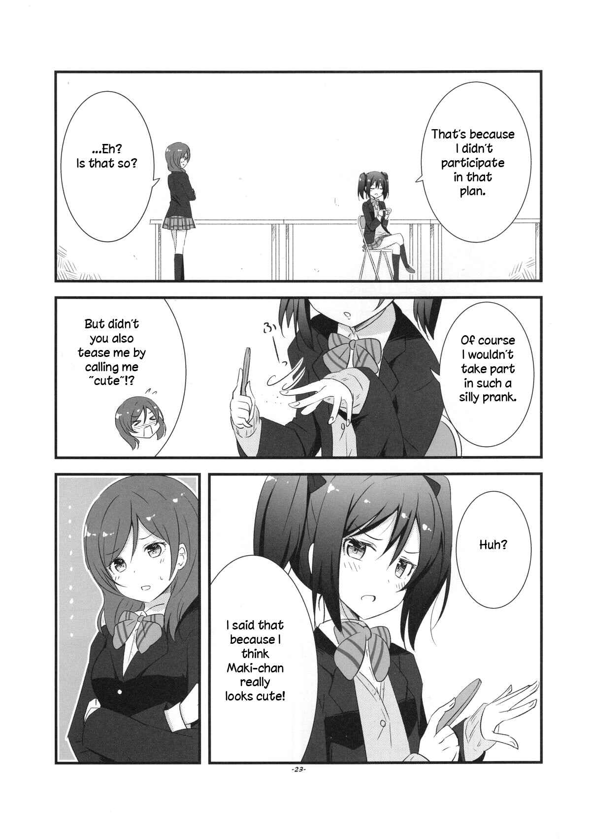 Page 22 Chapter Unknown_3065 Love Live! - Maki-chan Kawaii Ka Ki Ku Ke Ko! (Doujinshi)