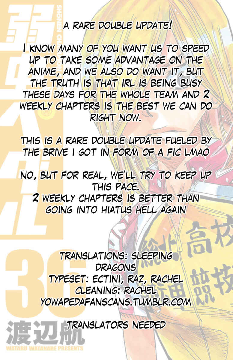 Page 26 Chapter 306 Yowamushi Pedal