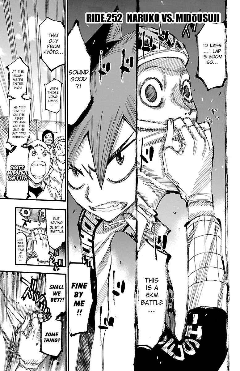 Page 1 Chapter 252 Yowamushi Pedal