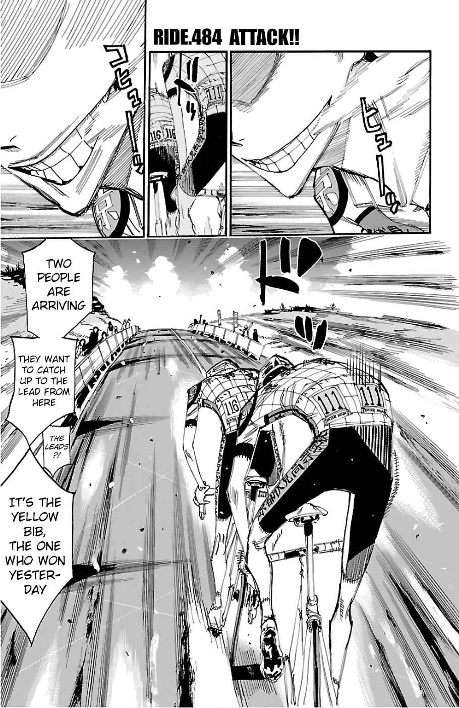 Page 1 Chapter 484 Yowamushi Pedal