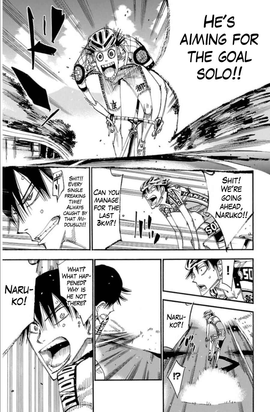 Page 15 Chapter 340 Yowamushi Pedal