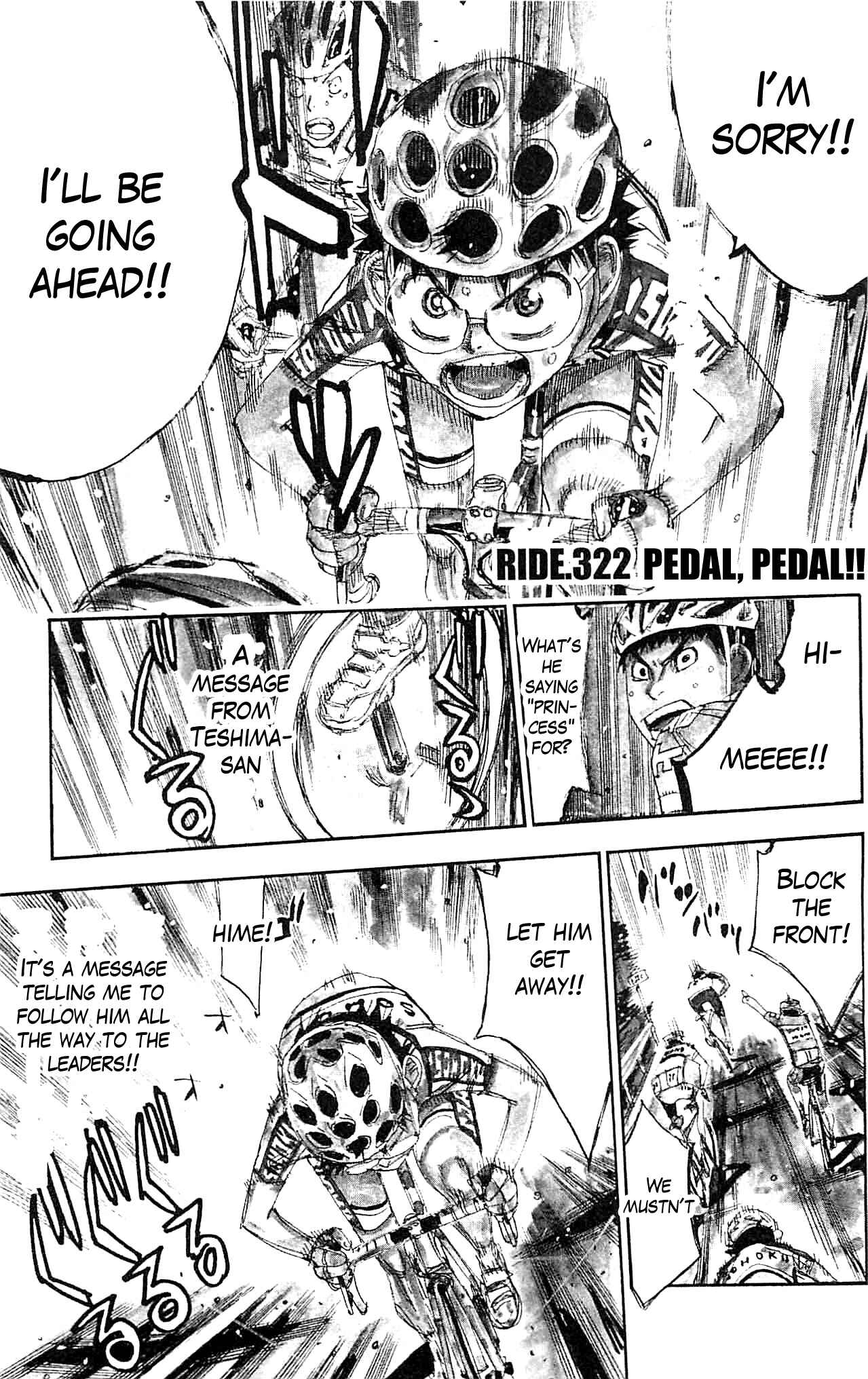 Page 1 Chapter 322 Yowamushi Pedal