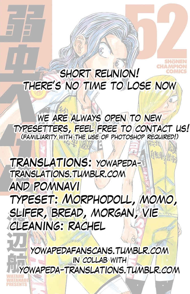 Page 20 Chapter 449 Yowamushi Pedal