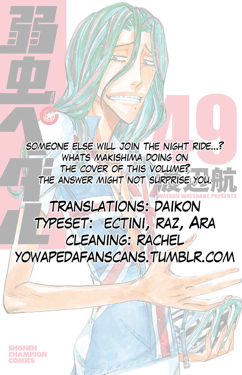 Page 20 Chapter 417 Yowamushi Pedal