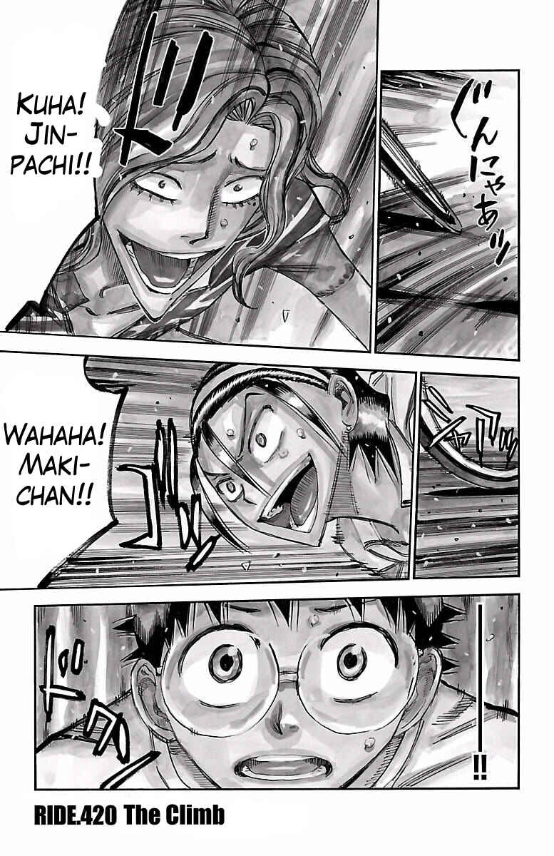 Page 1 Chapter 420 Yowamushi Pedal