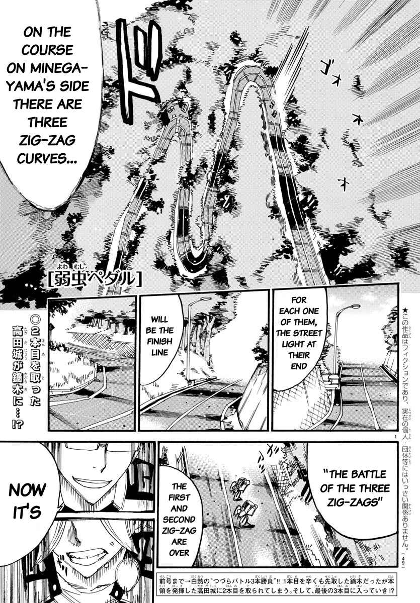 Page 1 Chapter 621 Yowamushi Pedal