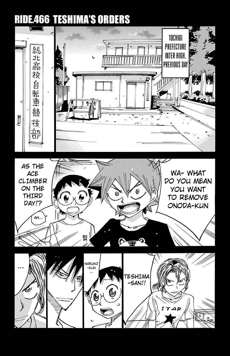 Page 1 Chapter 466 Yowamushi Pedal