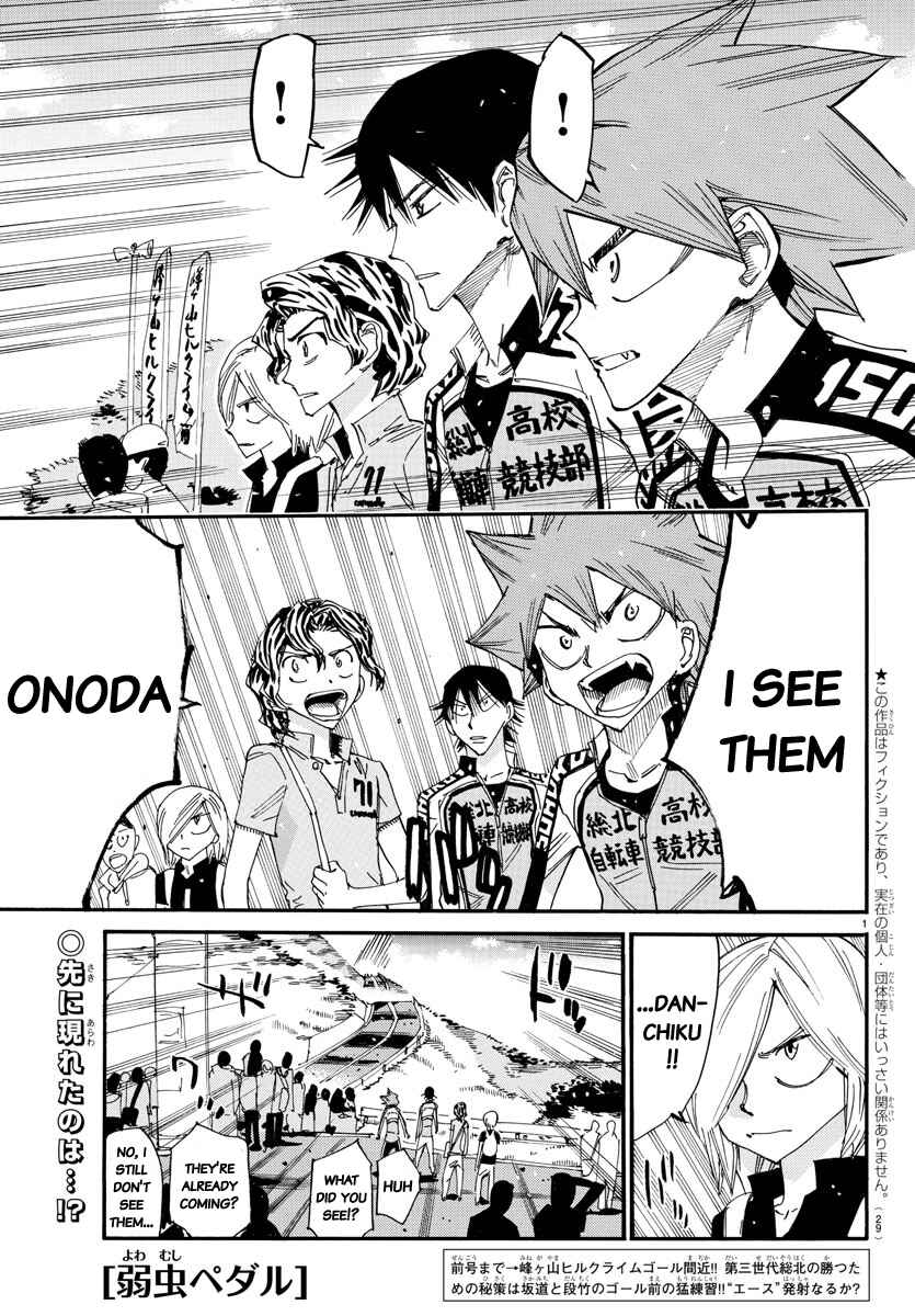 Page 1 Chapter 630 Yowamushi Pedal