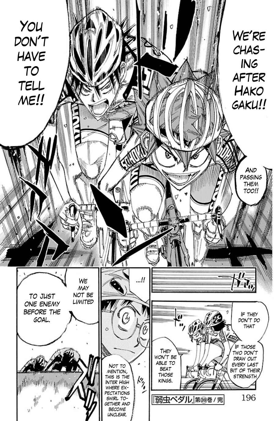 Page 18 Chapter 337 Yowamushi Pedal