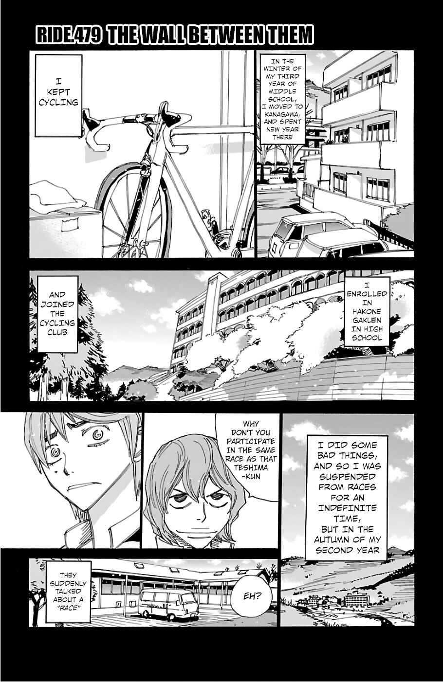 Page 1 Chapter 479 Yowamushi Pedal