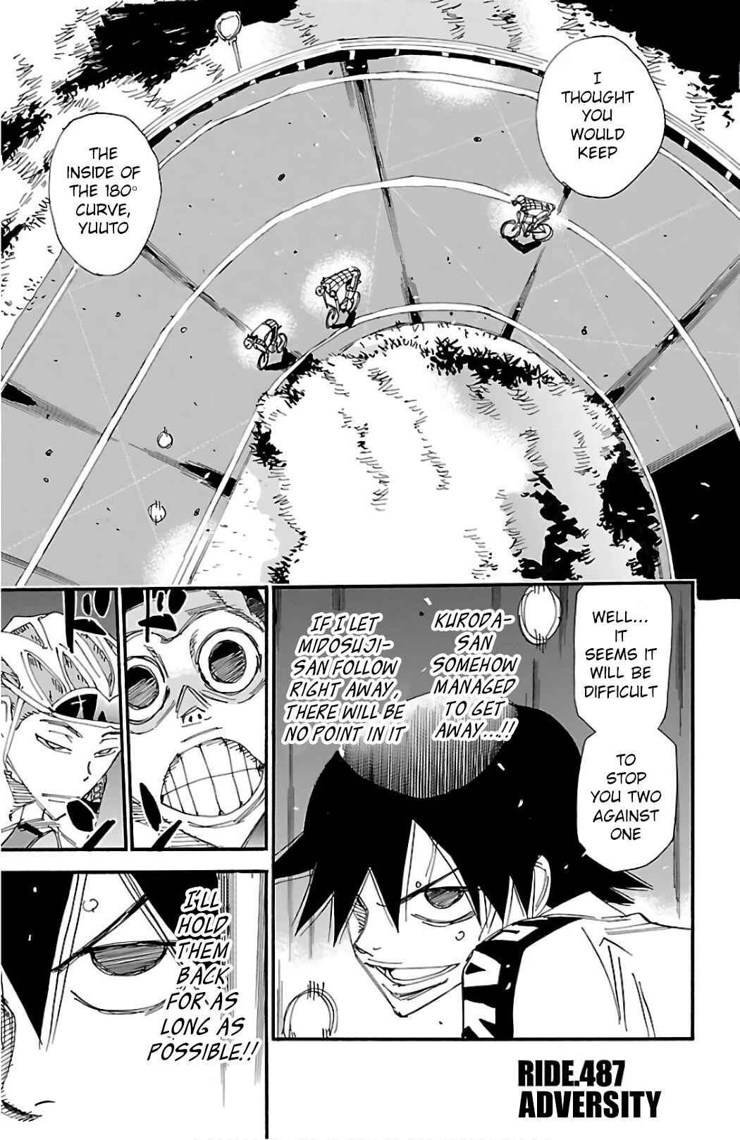 Page 1 Chapter 487 Yowamushi Pedal