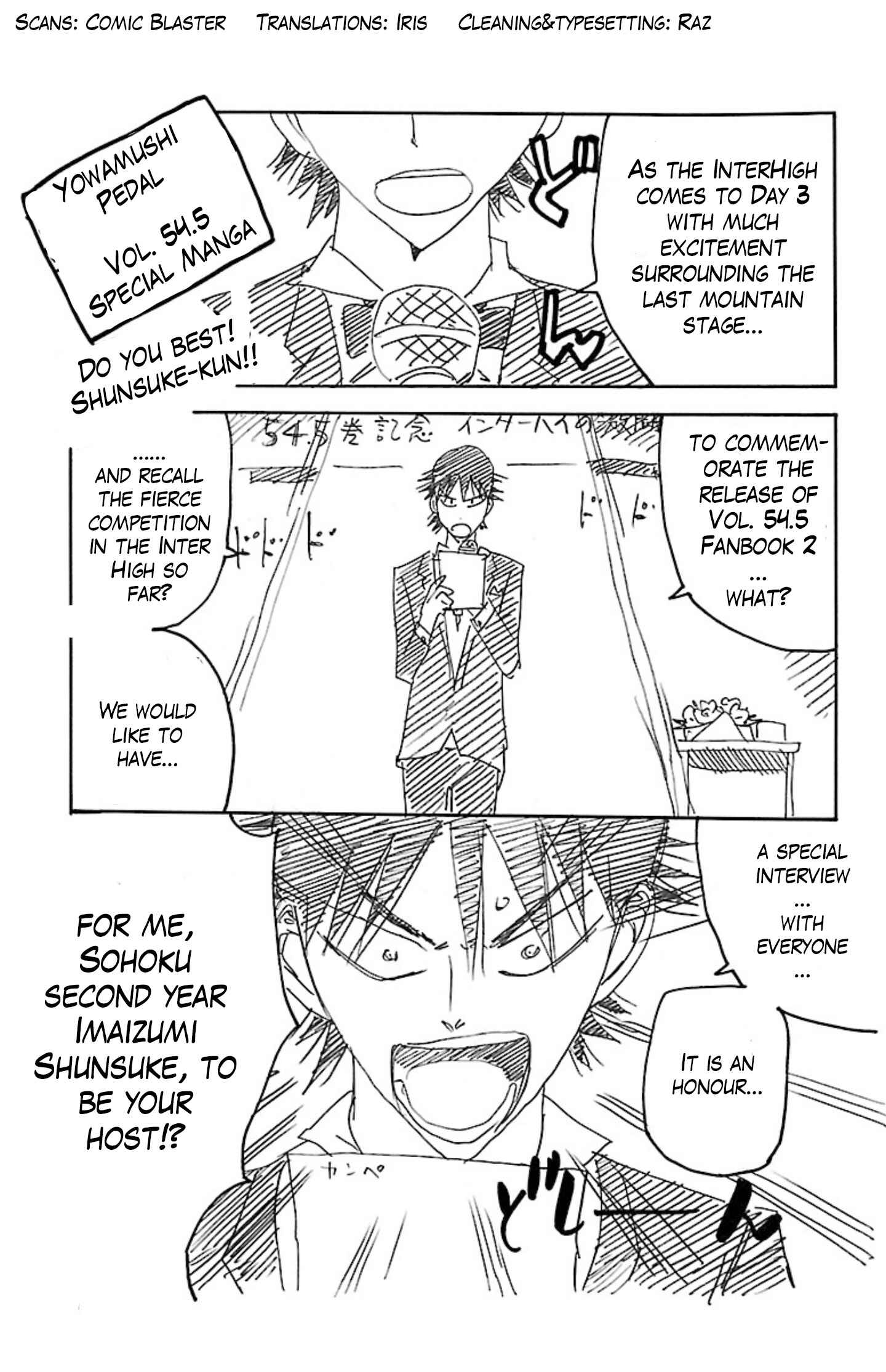 Page 1 Chapter 0 Yowamushi Pedal