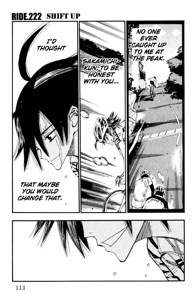 Page 1 Chapter 222 Yowamushi Pedal