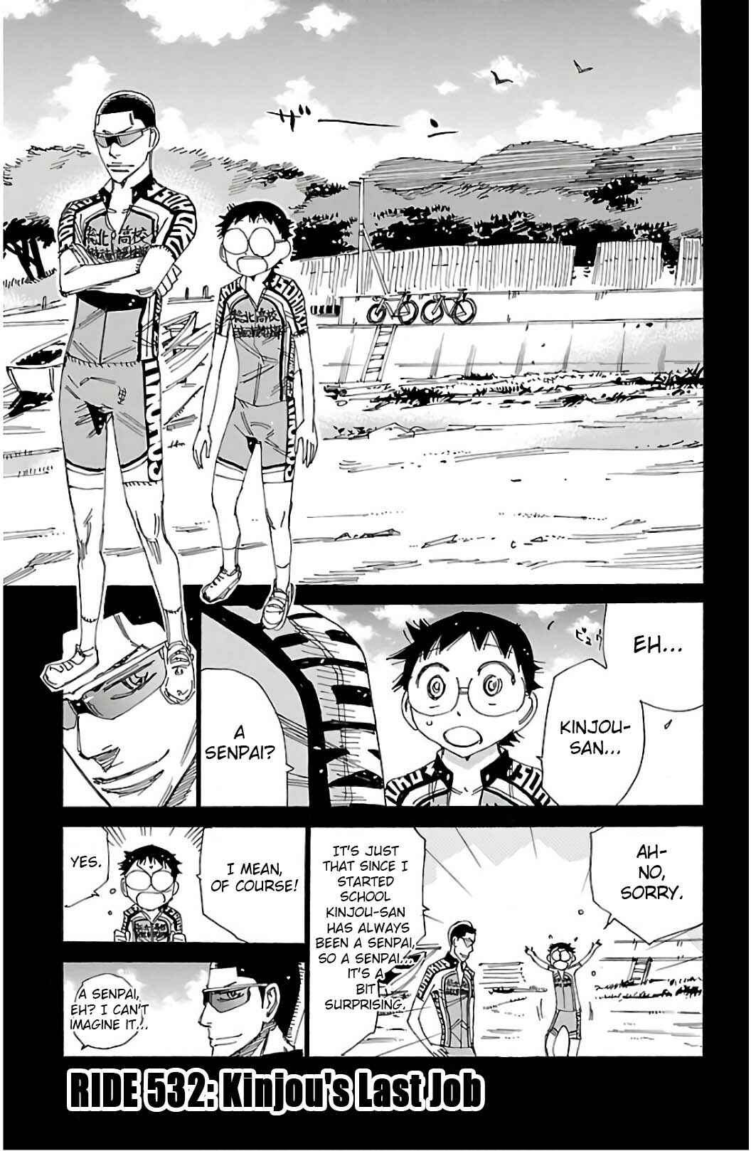 Page 1 Chapter 532 Yowamushi Pedal