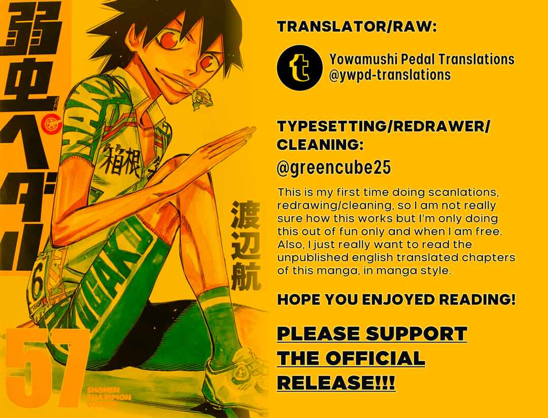 Page 16 Chapter 490 Yowamushi Pedal