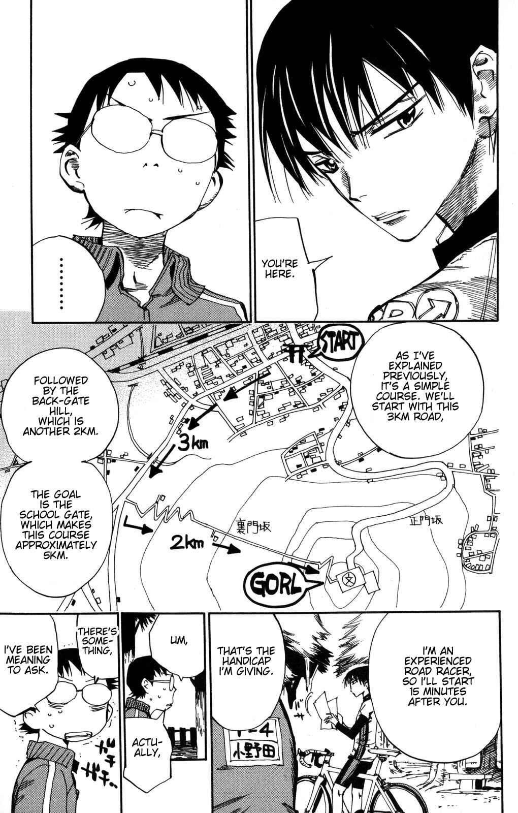 Page 14 Chapter 3 Yowamushi Pedal