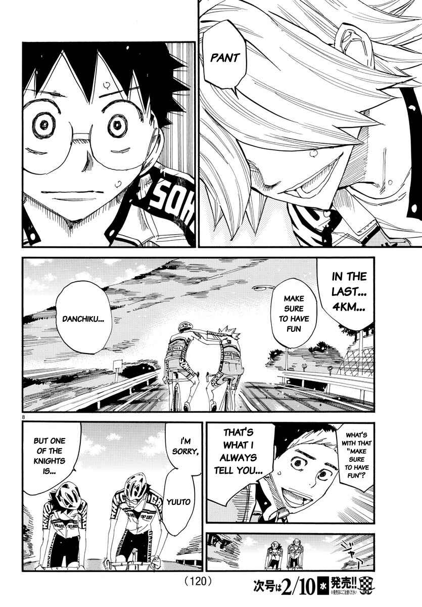 Page 8 Chapter 625 Yowamushi Pedal