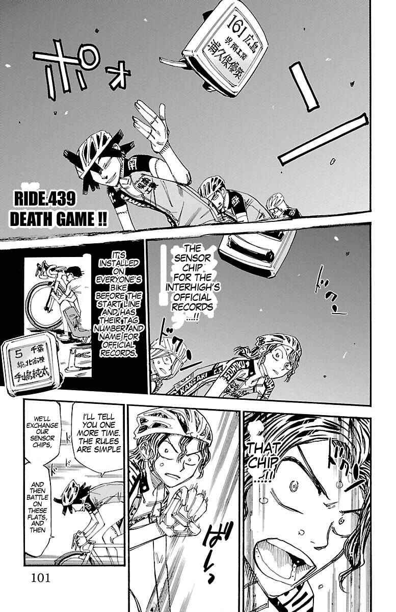 Page 1 Chapter 439 Yowamushi Pedal