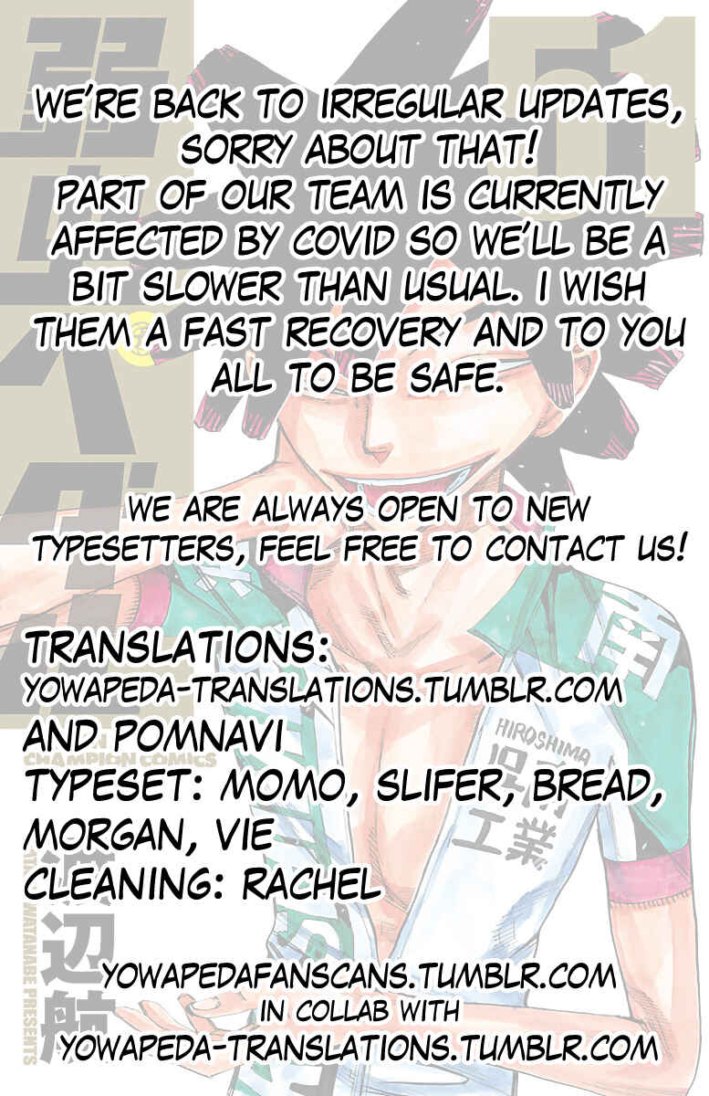 Page 16 Chapter 439 Yowamushi Pedal