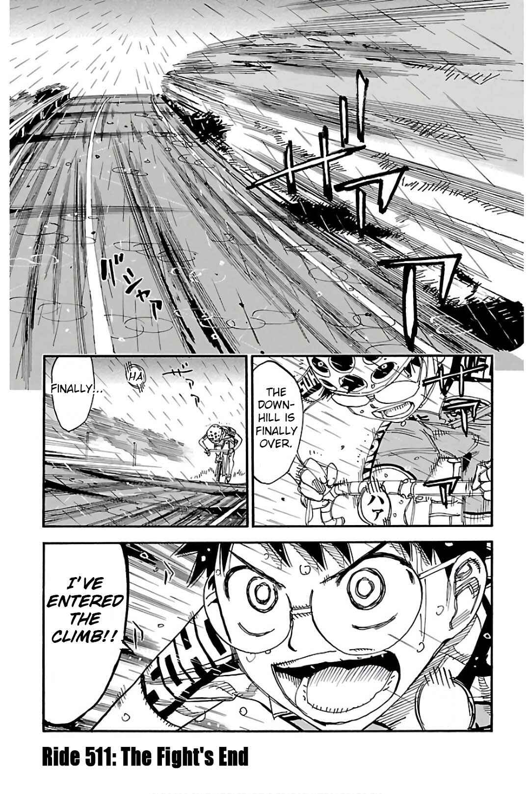 Page 1 Chapter 511 Yowamushi Pedal