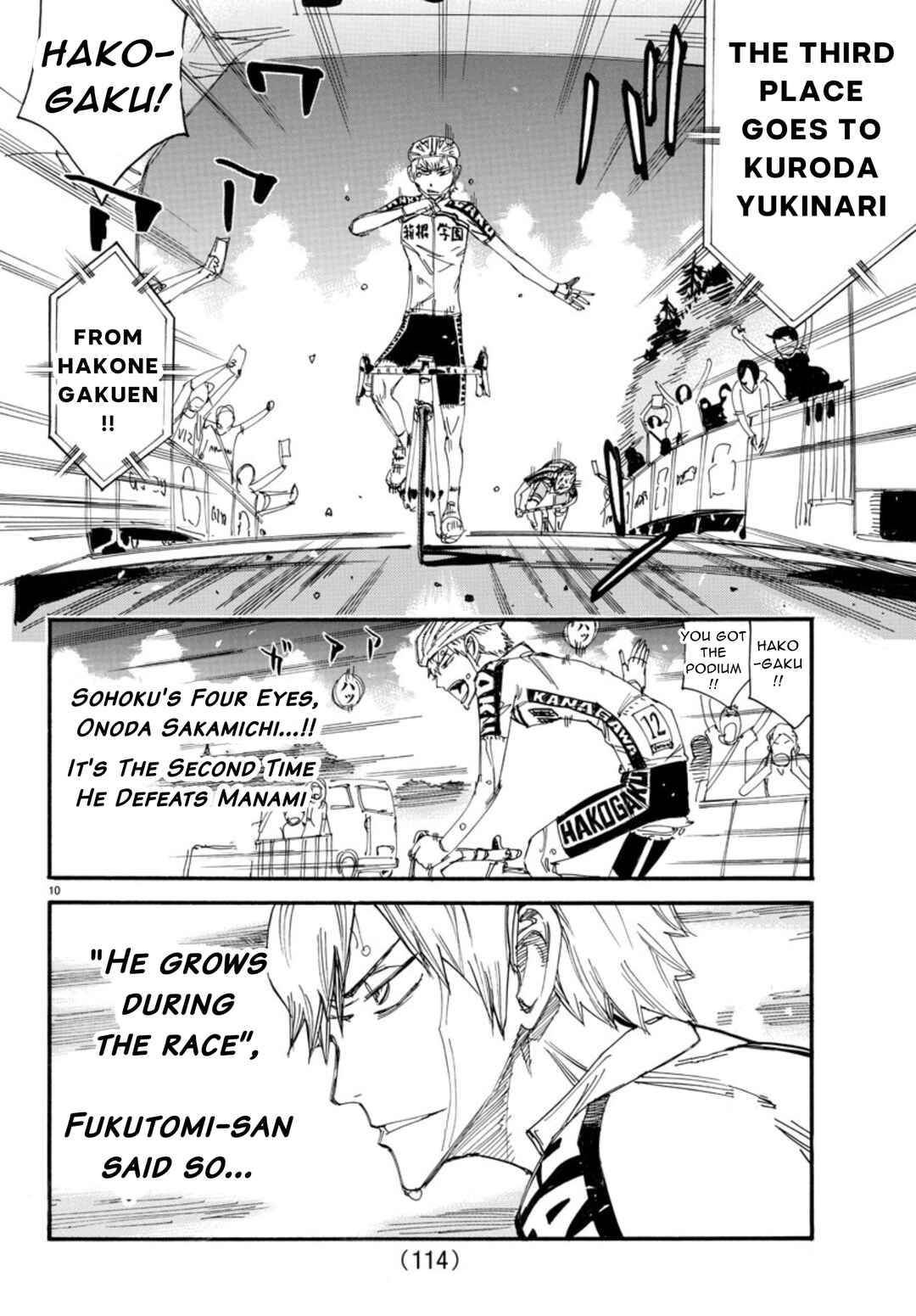 Page 10 Chapter 542 Yowamushi Pedal