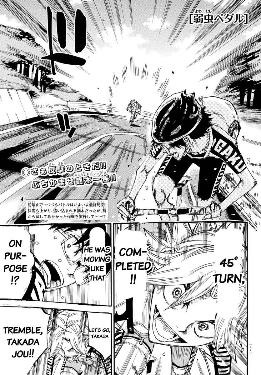 Page 1 Chapter 624 Yowamushi Pedal