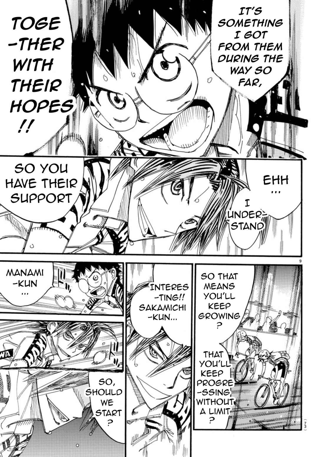 Page 9 Chapter 536 Yowamushi Pedal