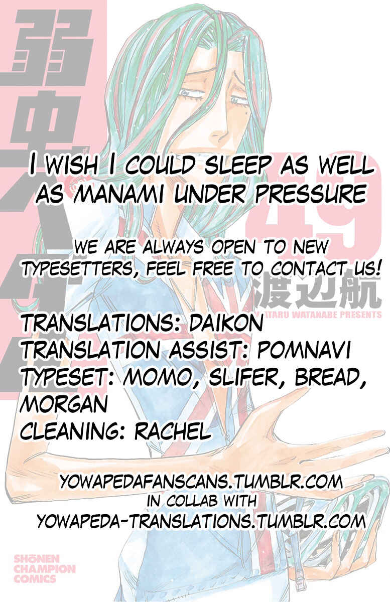 Page 22 Chapter 425 Yowamushi Pedal