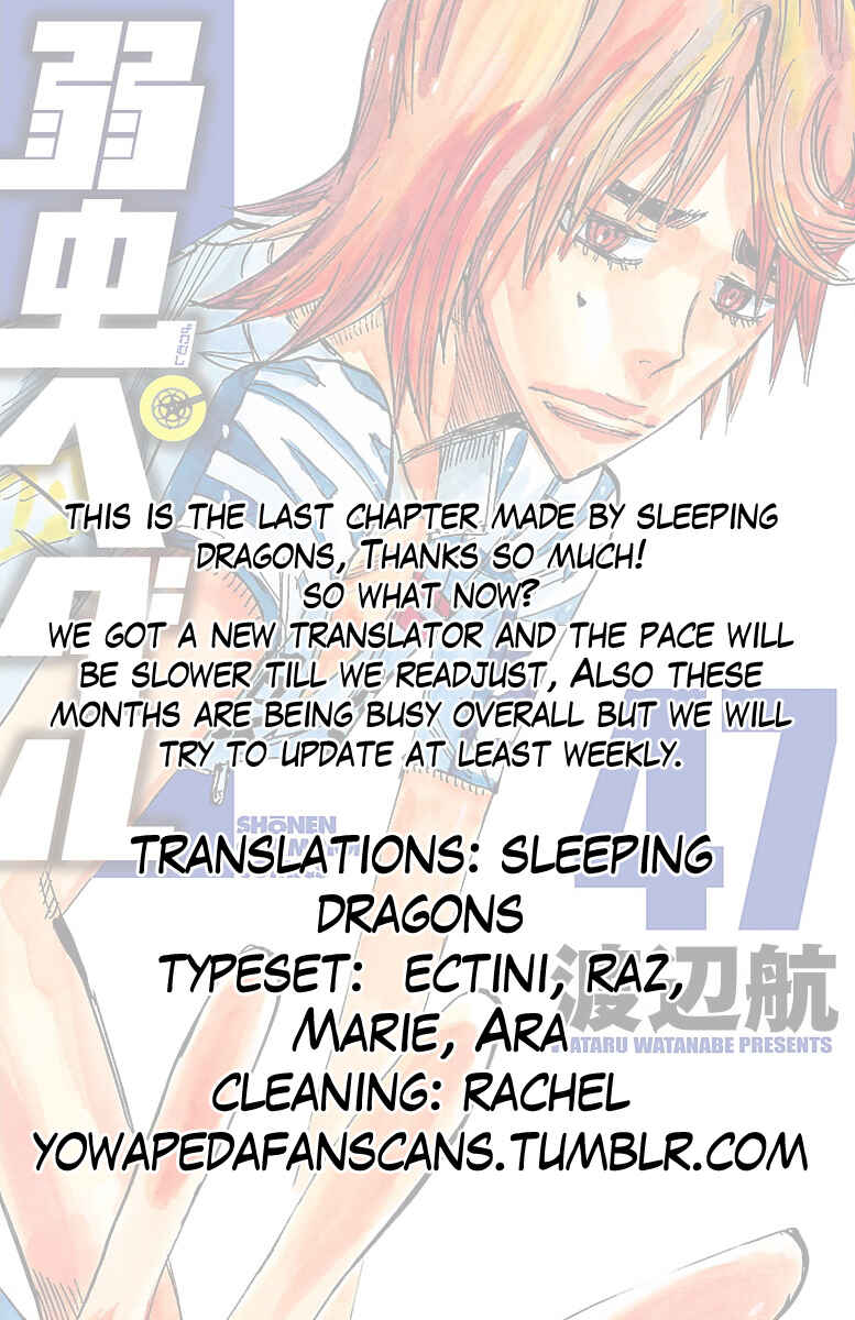 Page 18 Chapter 407 Yowamushi Pedal
