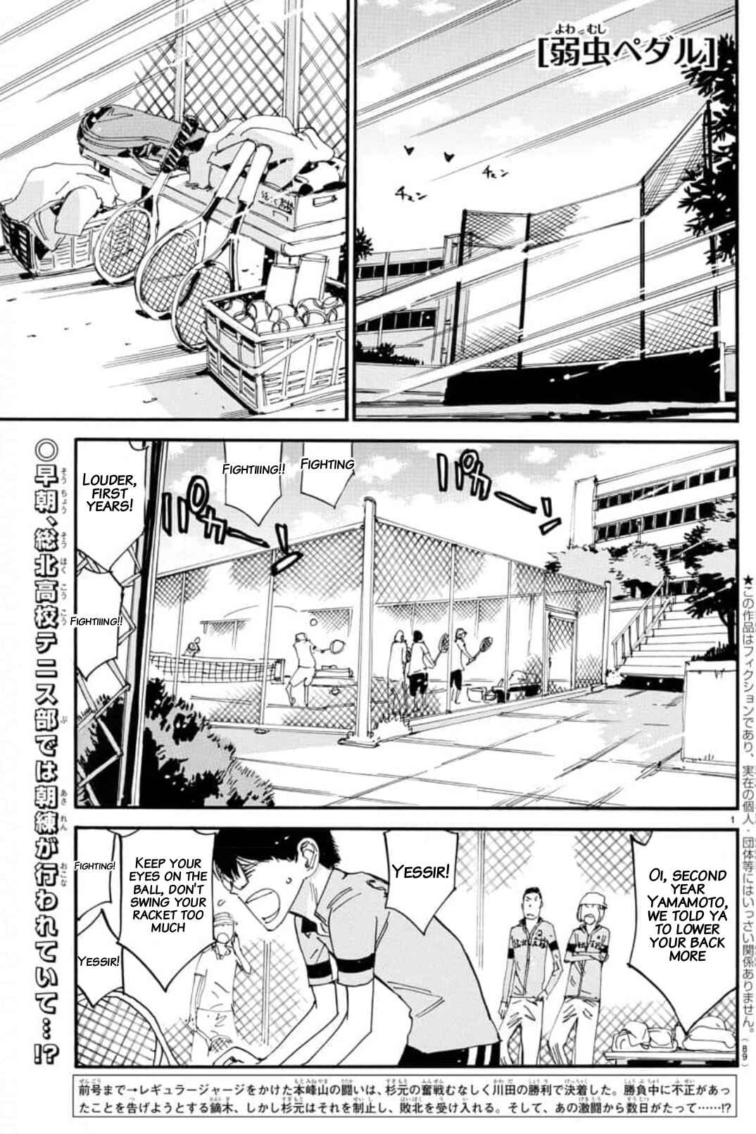 Page 1 Chapter 645 Yowamushi Pedal