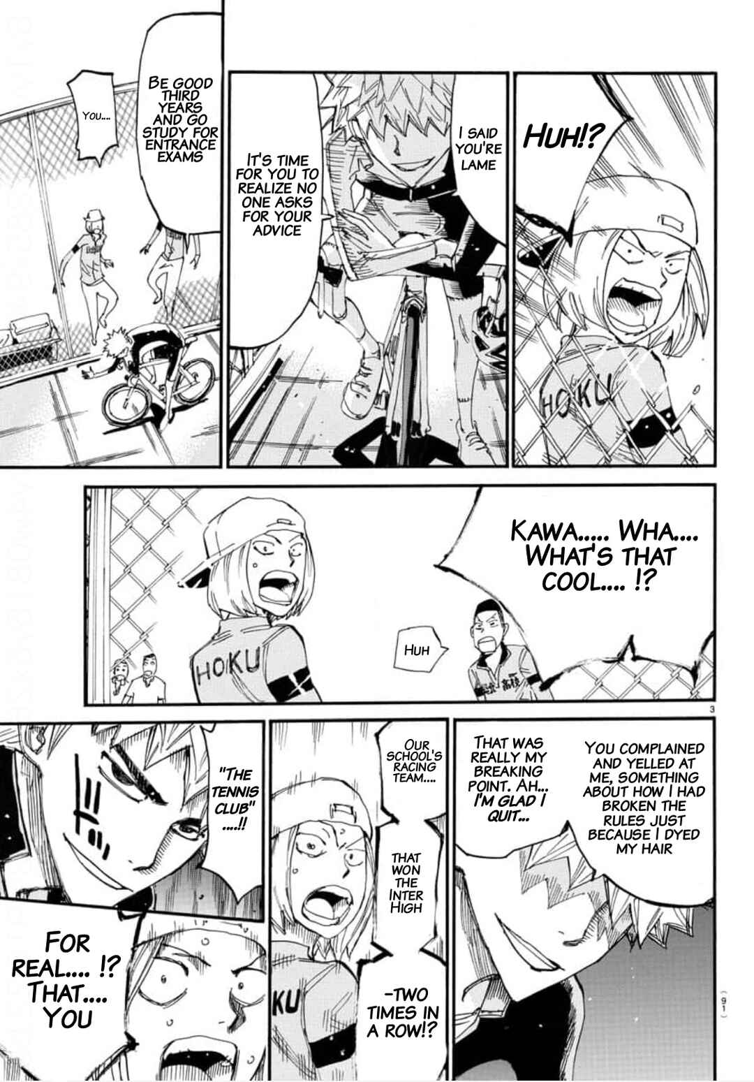Page 3 Chapter 645 Yowamushi Pedal