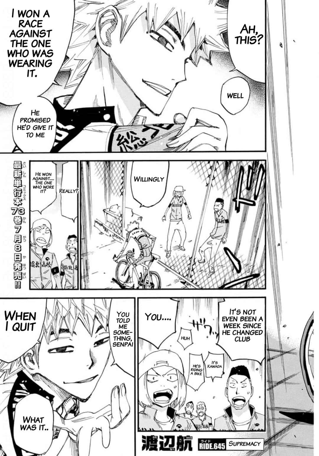 Page 5 Chapter 645 Yowamushi Pedal