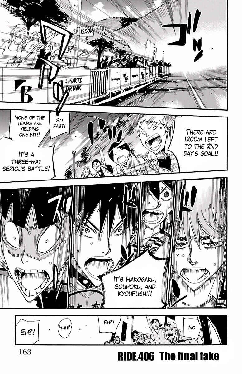 Page 1 Chapter 406 Yowamushi Pedal