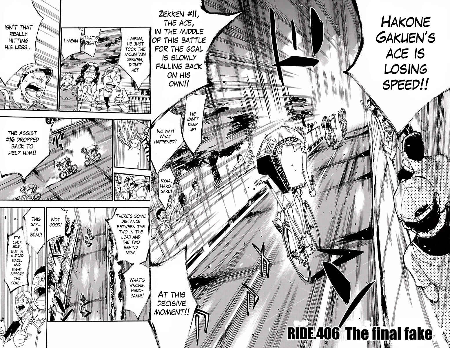 Page 4 Chapter 406 Yowamushi Pedal