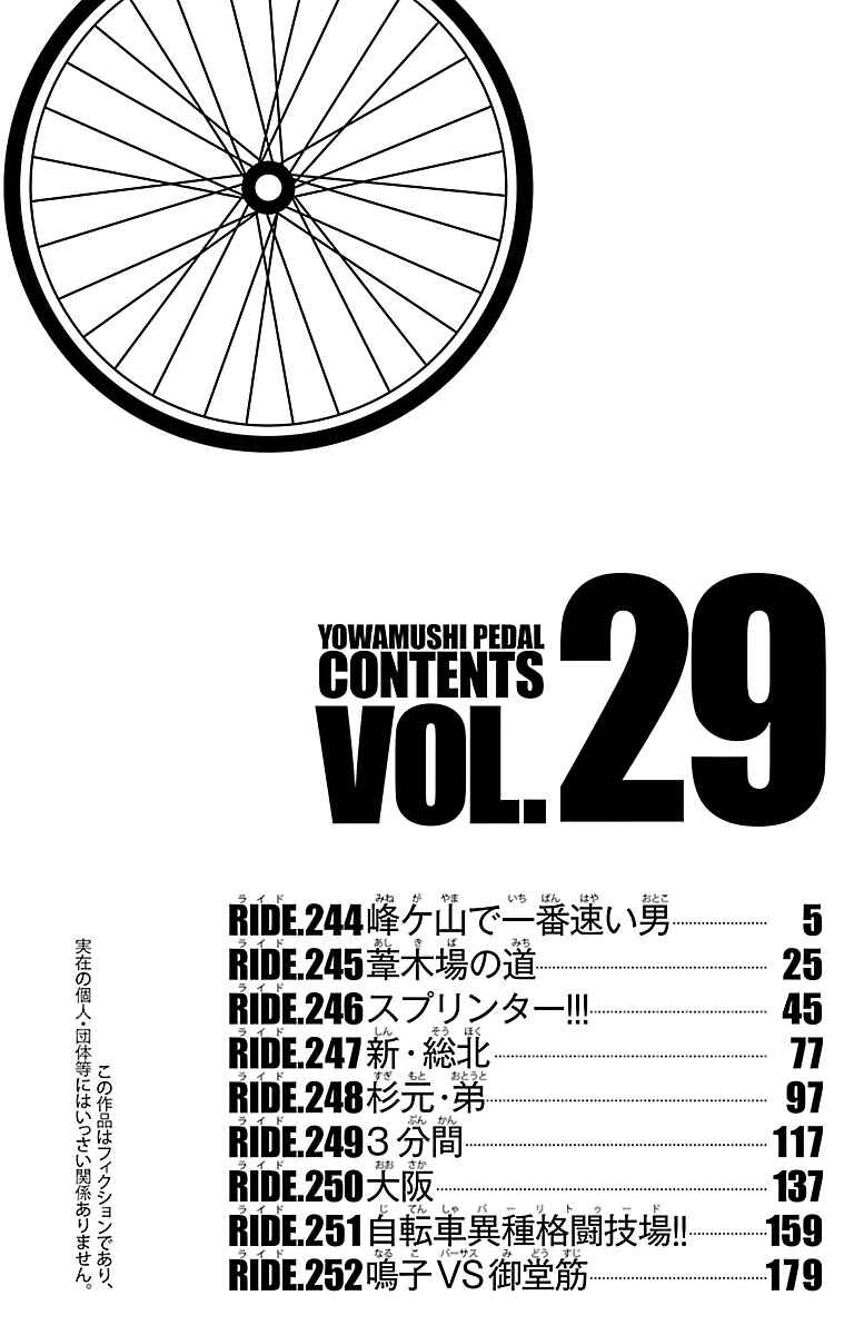 Page 6 Chapter 244 Yowamushi Pedal