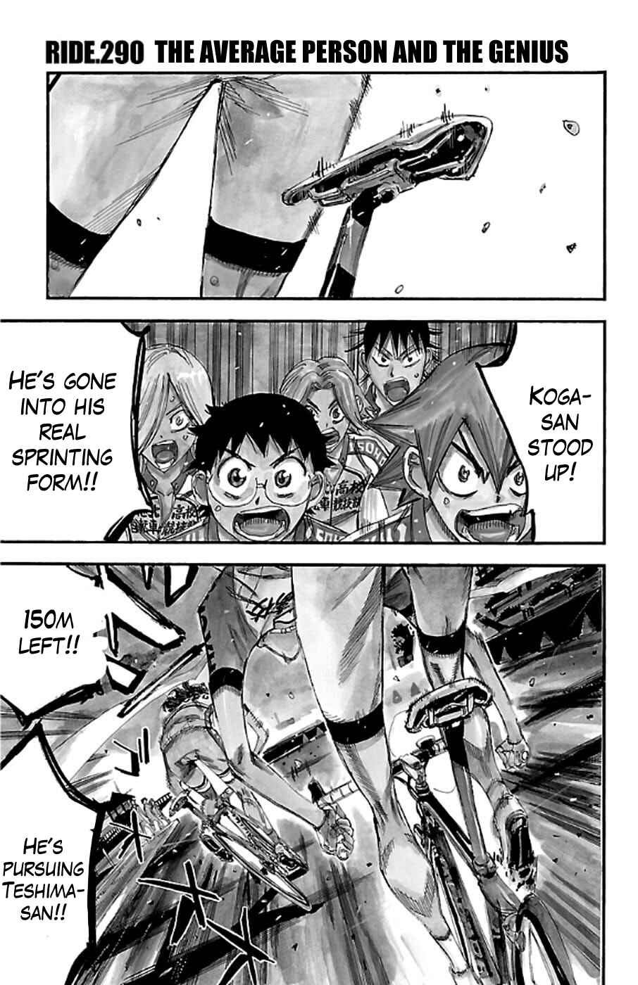 Page 1 Chapter 290 Yowamushi Pedal