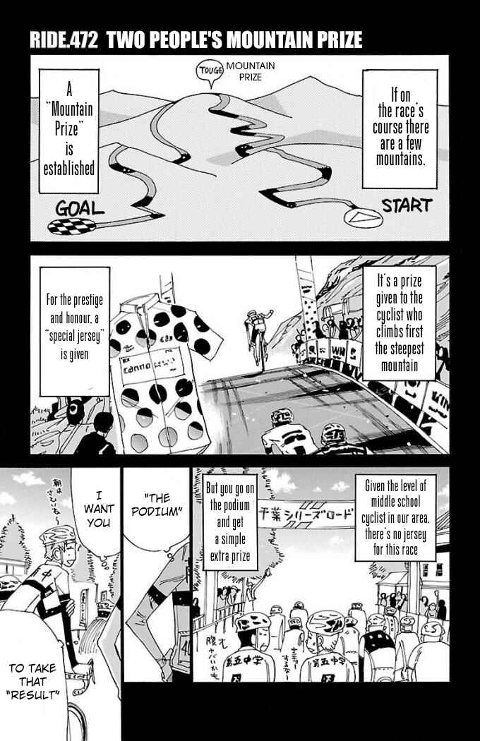 Page 1 Chapter 472 Yowamushi Pedal