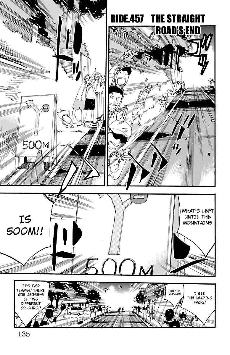 Page 1 Chapter 457 Yowamushi Pedal