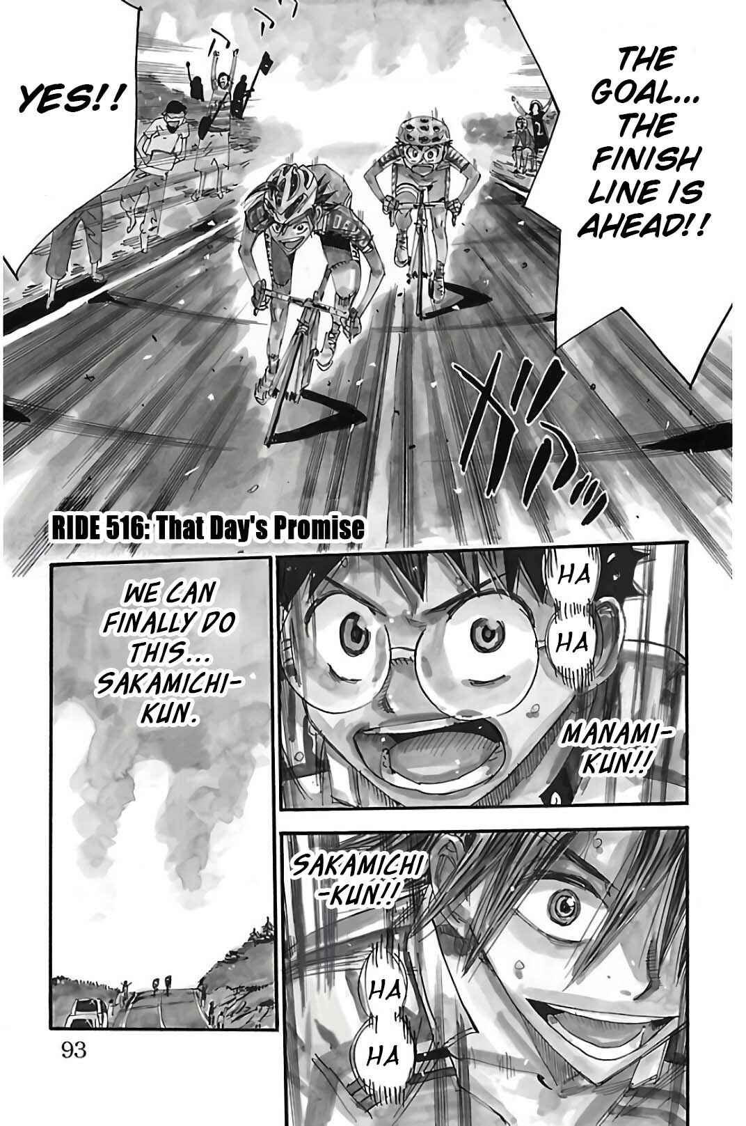Page 1 Chapter 516 Yowamushi Pedal