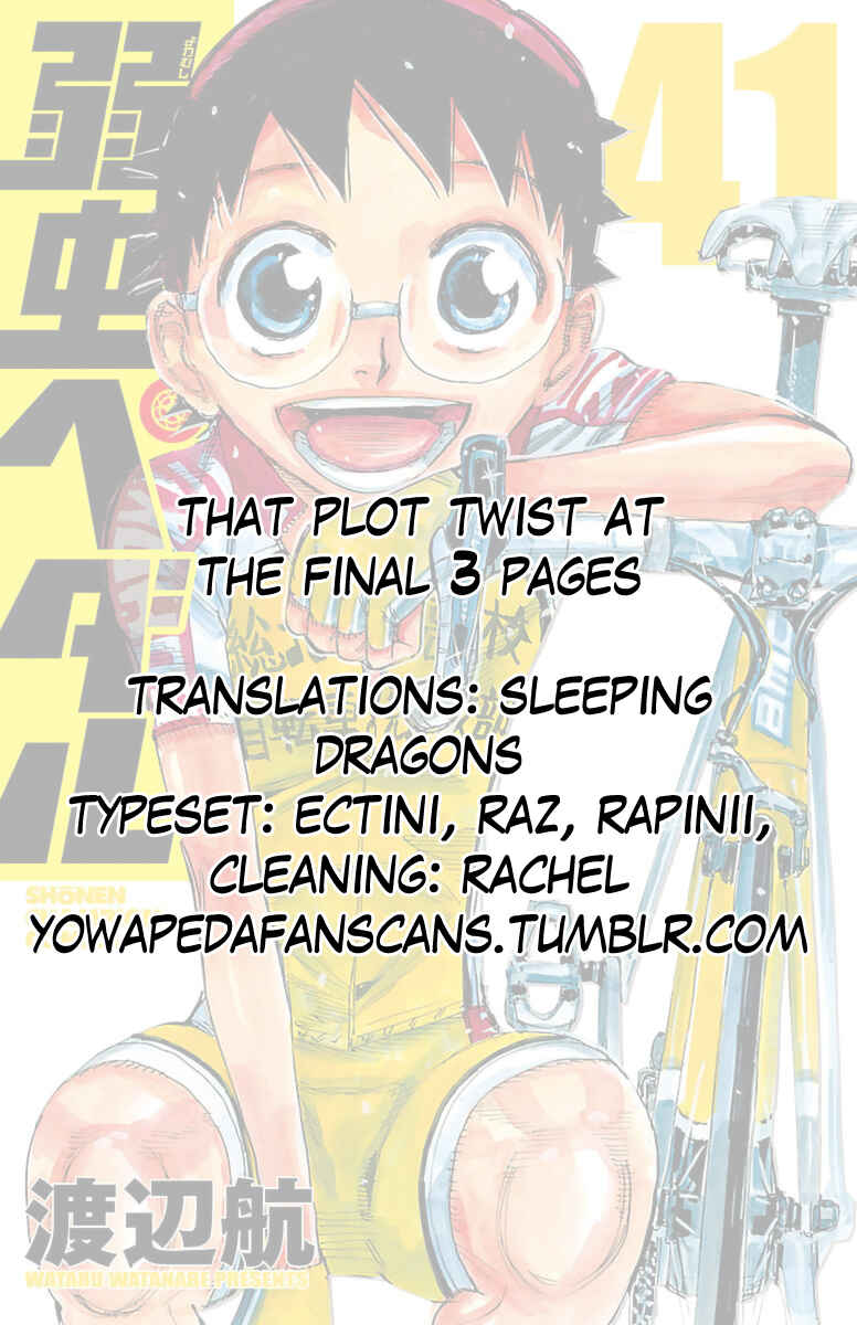 Page 22 Chapter 349 Yowamushi Pedal
