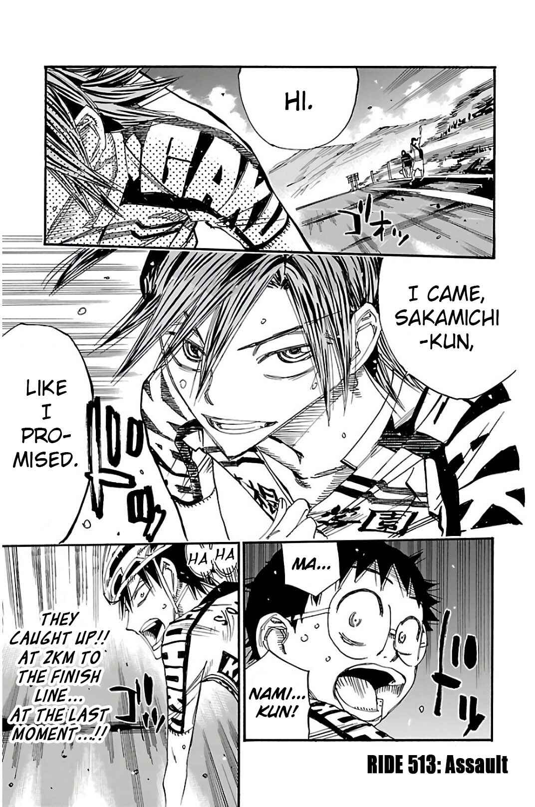 Page 1 Chapter 513 Yowamushi Pedal