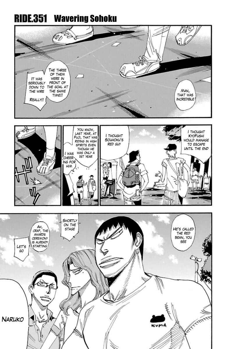 Page 1 Chapter 351 Yowamushi Pedal