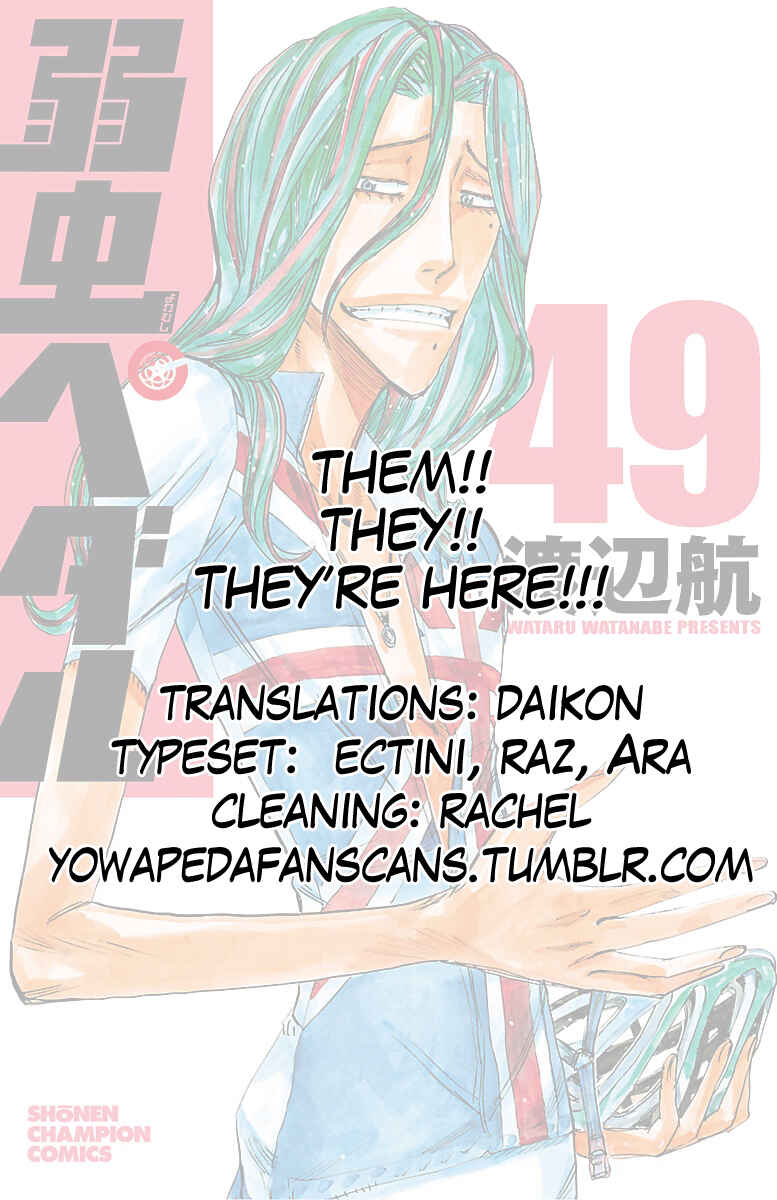 Page 19 Chapter 422 Yowamushi Pedal