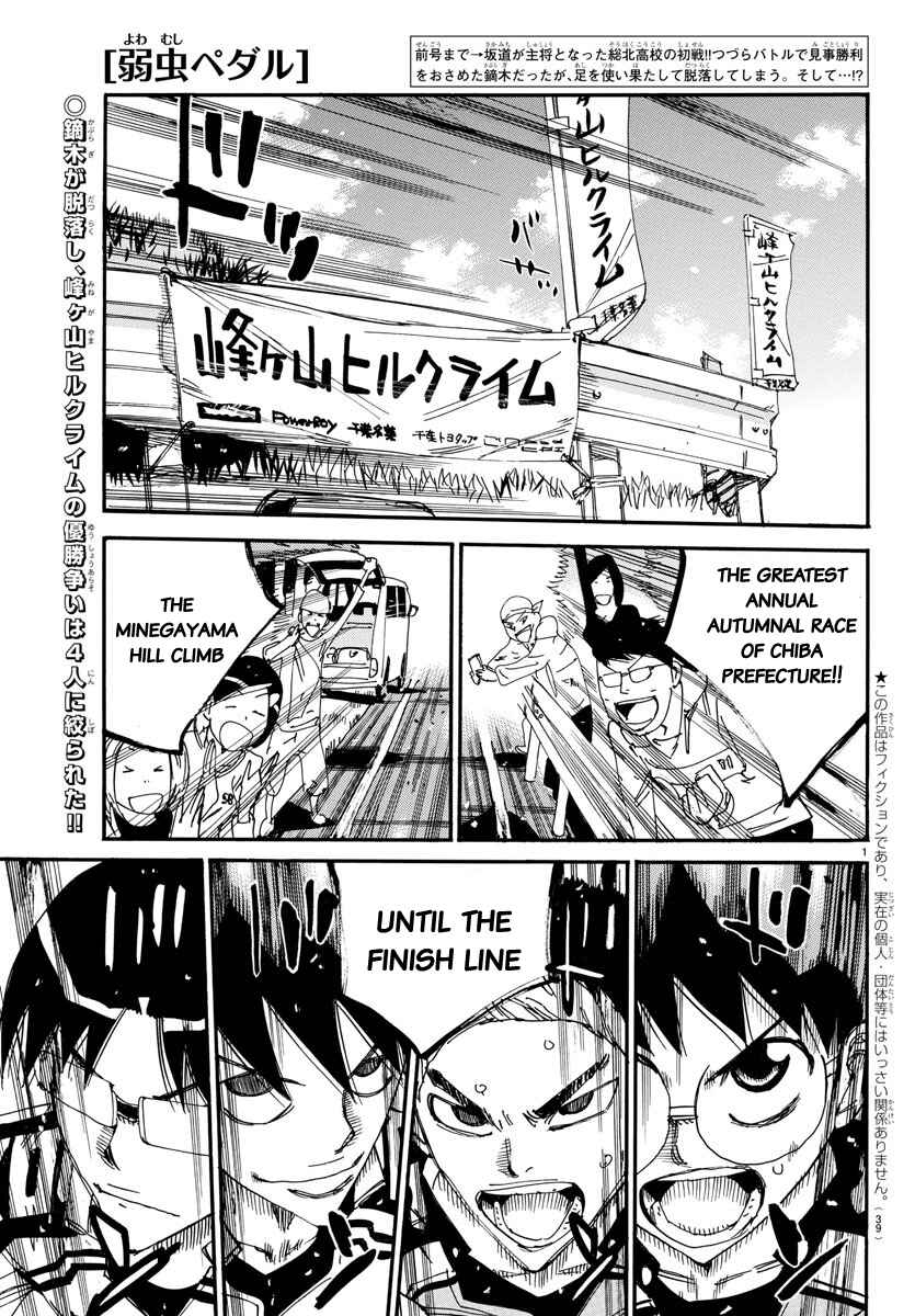 Page 1 Chapter 626 Yowamushi Pedal