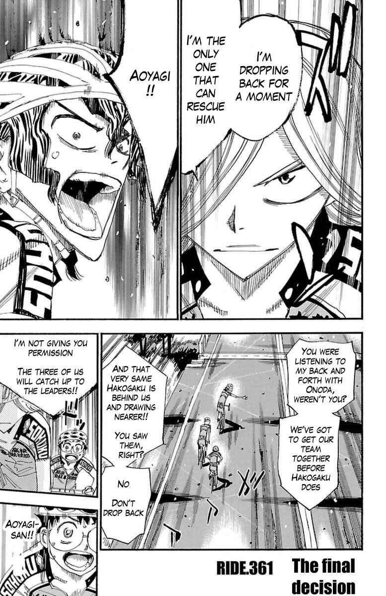 Page 1 Chapter 361 Yowamushi Pedal