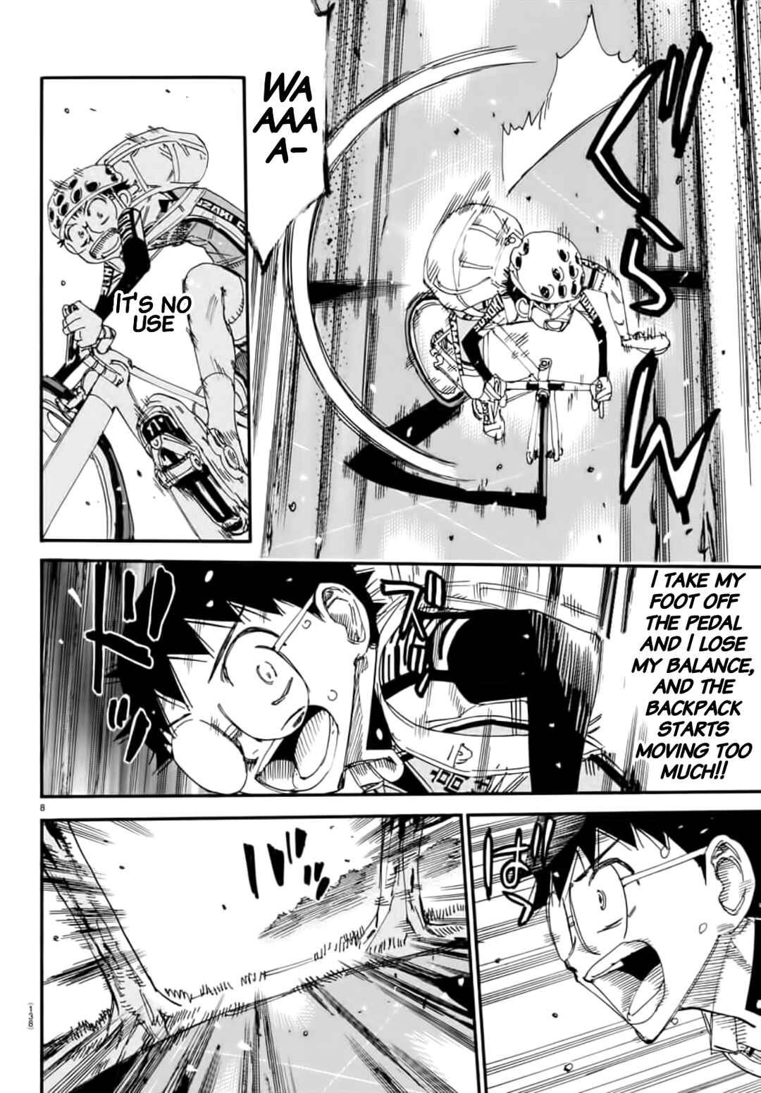 Page 8 Chapter 650 Yowamushi Pedal