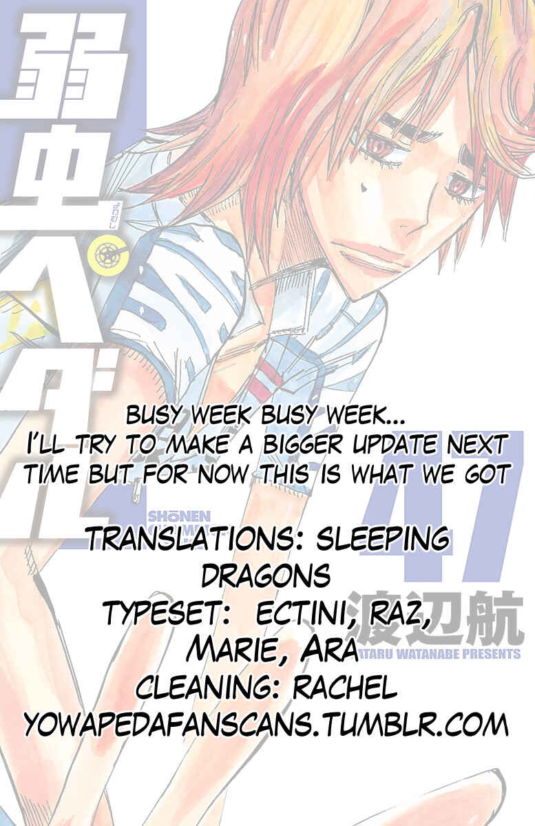 Page 18 Chapter 402 Yowamushi Pedal